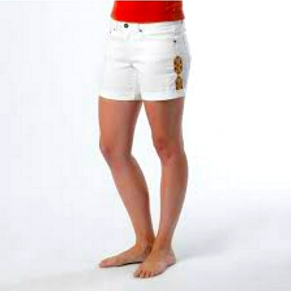 Prana Women's Kara Denim Short, Size 6 - Picture 1 of 13